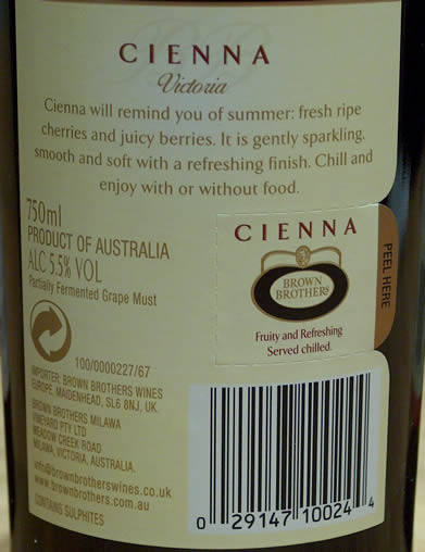 Submitted label